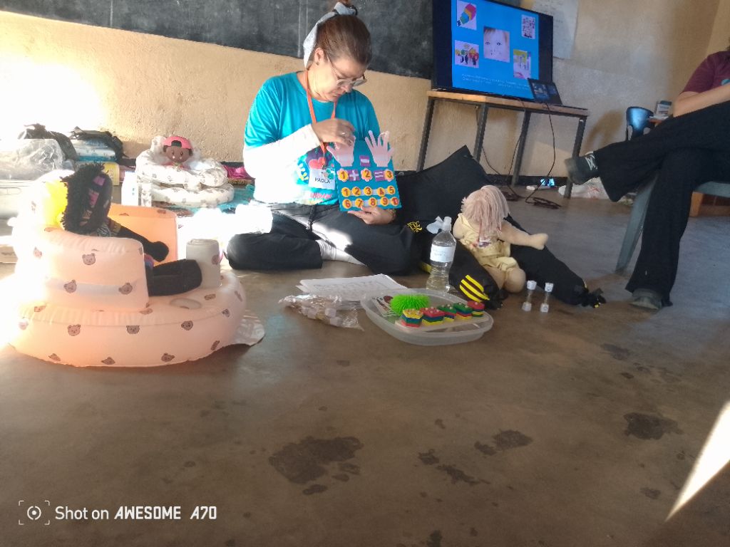 Therapy and sensory materials used at DICD